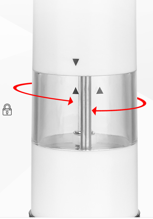 Elektrische Salz-Pfeffer-Mühle – Einhändig Bedienbar
