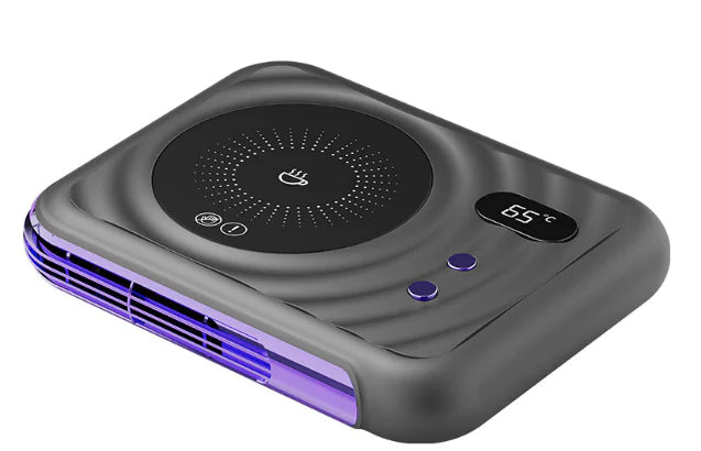 2-in-1 Heizlüfter & Tassenwärmer – Schreibtisch Komfort