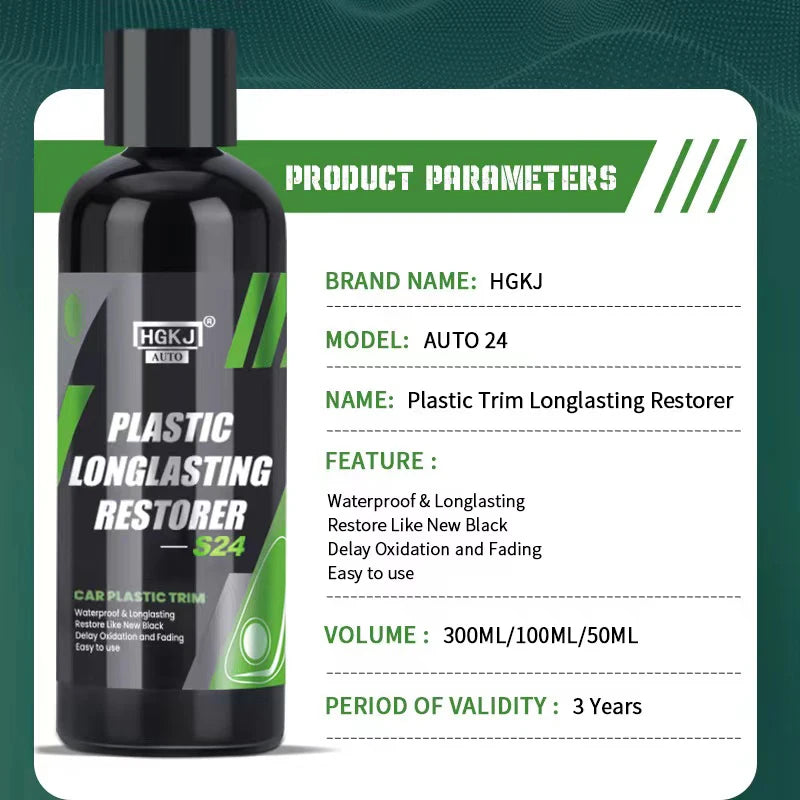 „Mach aus verblasstem Plastik wieder Tiefschwarz“