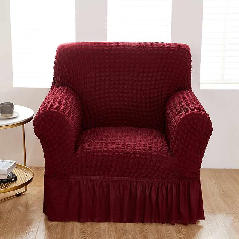 „Dunkelheit, die gut tut“ – Der hochelastische Sofabezug mit Luftpolstergitter