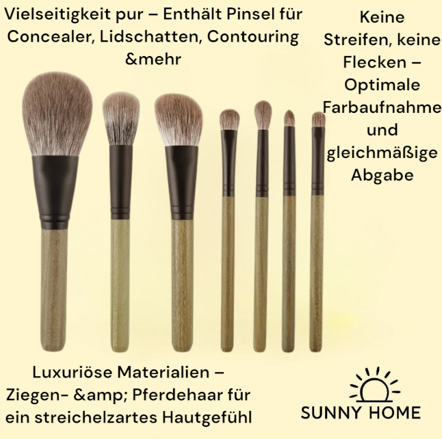 Von Alltag bis Glamour – das 8-teilige Profi-Pinselset für grenzenlose Styles